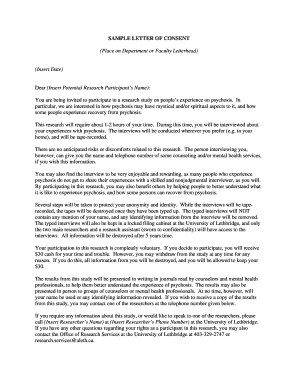 Research Participant Consent Form