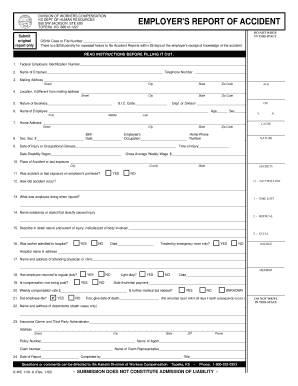 Kansas Employer's Report of Accident