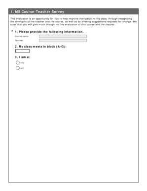 Course Evaluation Form (MS) - The Blake School - blakeschool