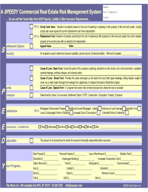 Fannie Mae Form 4335 Insurance Requirements