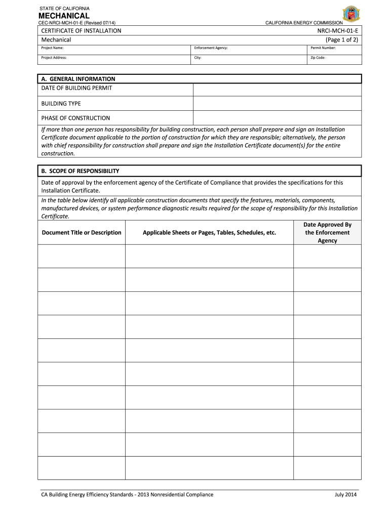MECHANICAL - California Energy Commission - State of California - ww cash4appliances Preview on Page 1