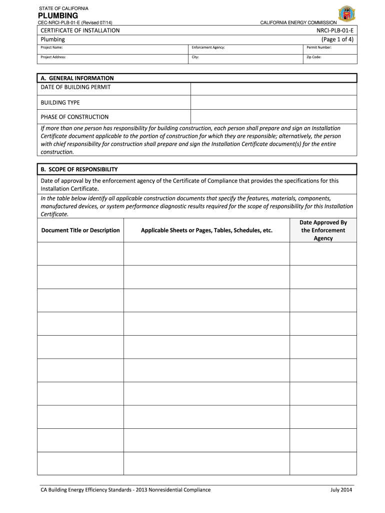 cec form Preview on Page 1