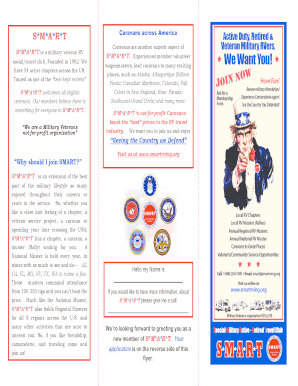 Recruiting Brochure - Special Military Active Retired Travel Club