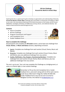 Nova Scotia Arts Challenge