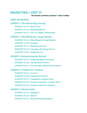 MARKETING UNIT VI - Virtual Enterprises International - veinternational