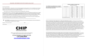 Free and Reduced Price School Meals Application