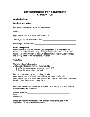 Top Businesses for Commuters Application