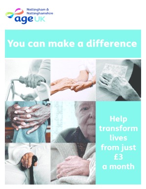 Age UK Notts Donation Form
