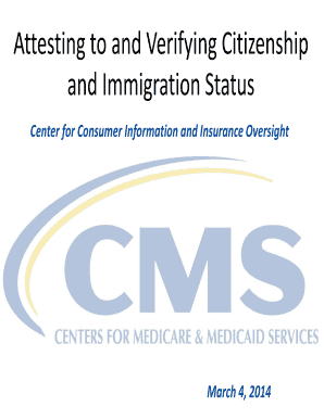 Immigration Status Attestation Form