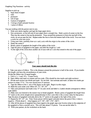 Graphing Trig Functions Activity