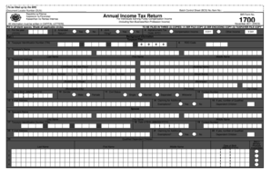 BIR Form 1700 Annual Income Tax Return