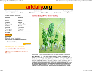 ArtDaily Newsletter Subscription Form