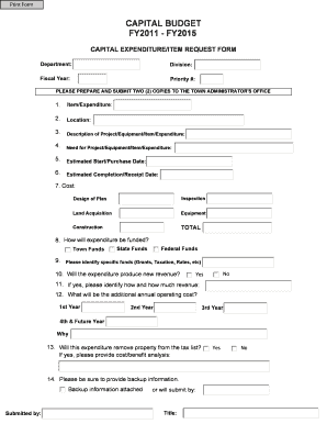 Capital Budget Request Form - bellinghamma