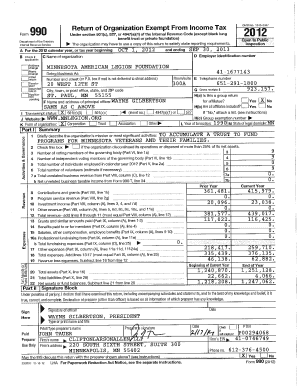 Form 990 Return of Organization Exempt From Income Tax