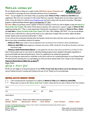 Nutra-Lix Rodeo Season Promotions