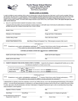 Medication Administration Form