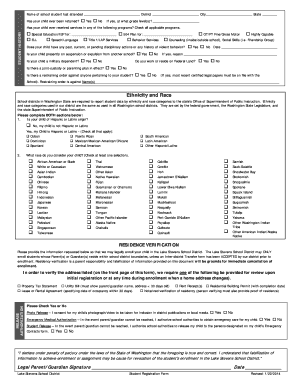 House items list - Proof of age and legal name - Lake Stevens School District #4