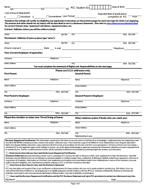 2014-2015 Direct Loan Application