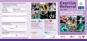 Exercise Referral Patient Information