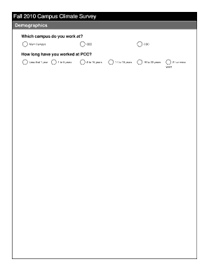 Campus Climate Survey