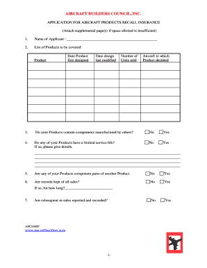 product recall form