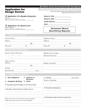 PdfBayside Design Review Exemption Companion Form92.74 KB - planning smcgov