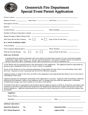 Event Permit Application