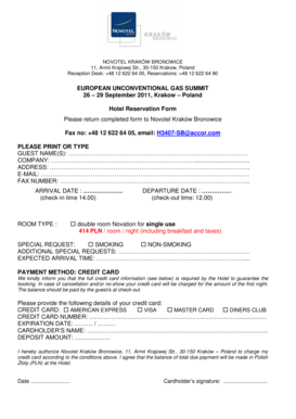 Hotel Reservation Form
