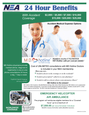 NEA Accident Insurance Enrollment Form