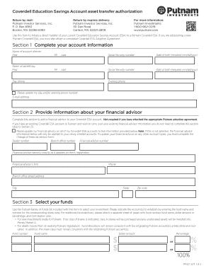 Coverdell Education Savings Account Transfer Authorization