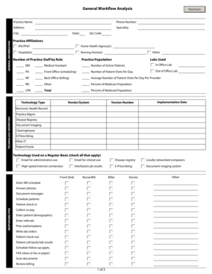Medical Practice Technology Inventory Form