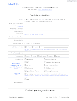 Individual Term Life Insurance Application