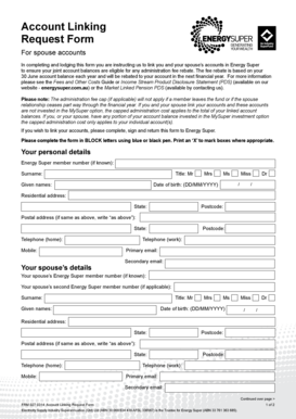 Account Linking Request Form