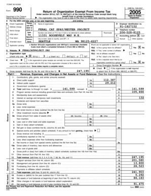 Form 990 Return of Organization Exempt From Income Tax