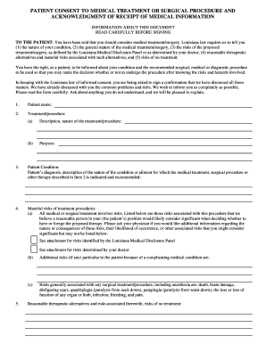 Dental consent form pdf - Informed Consent Form - Louisiana Hospital Association - lhaonline