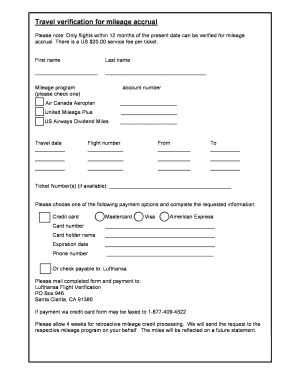 Travel Verification for Mileage Accrual