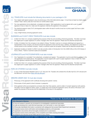 Ghana Visa Application Form
