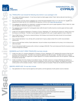 Cyprus Visa Application Form