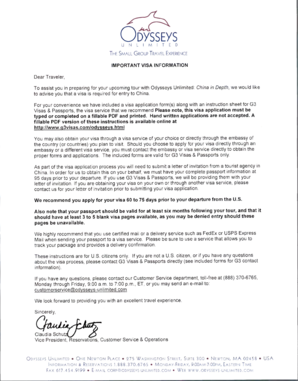 China Visa Application Form