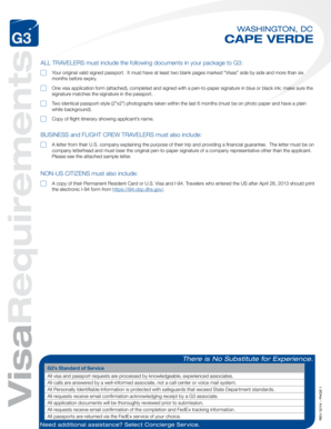 Cape Verde Visa Application Form