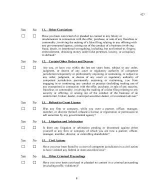 Business History Form