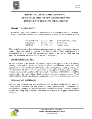 Florida Food Service Establishment Plan Review Guide