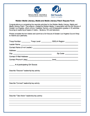 Walden Media Literacy Patch Program