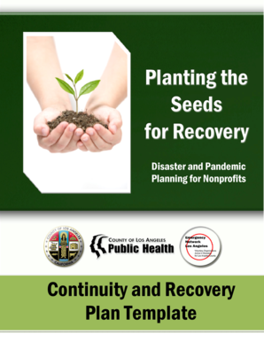 Business Continuity and Recovery Plan Template