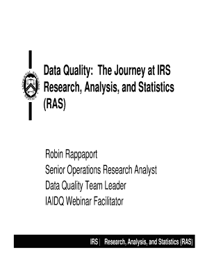 IRS Data Quality Initiative Report