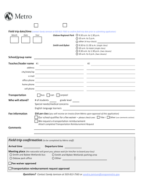 Field Trip Application