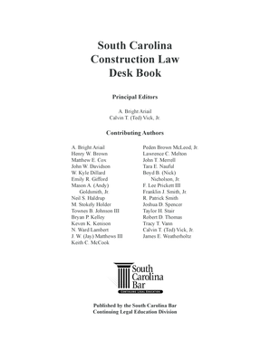 South Carolina Construction Law Desk Book
