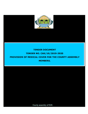 PROVISION OF MEDICAL COVER FOR THE COUNTY ASSEMBLY