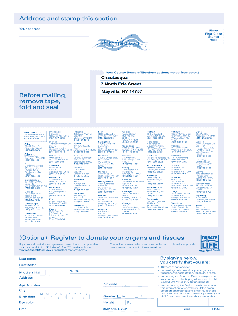 Fillable Online pre-register to vote if you are 16 or 17 years of age ...