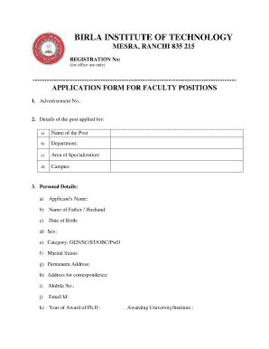 Application Form - Freshers Group Jobs